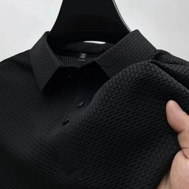 LeanOutfit - Fakturowane polo