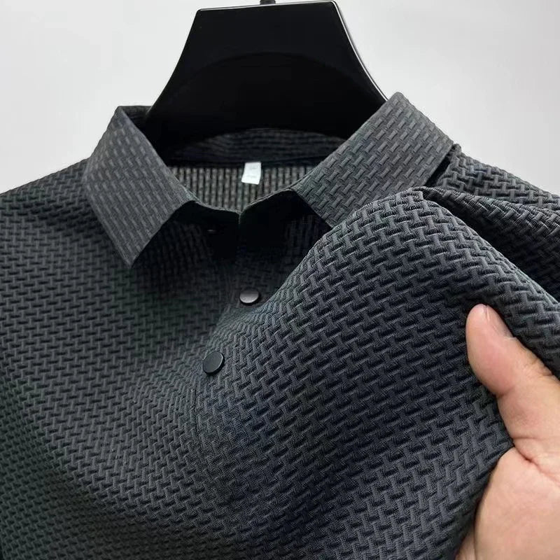 LeanOutfit - Fakturowane polo